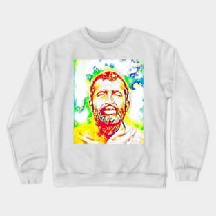 Ramakrishna Colourful Portrait | Ramakrishna Artwork 10 Crewneck Sweatshirt